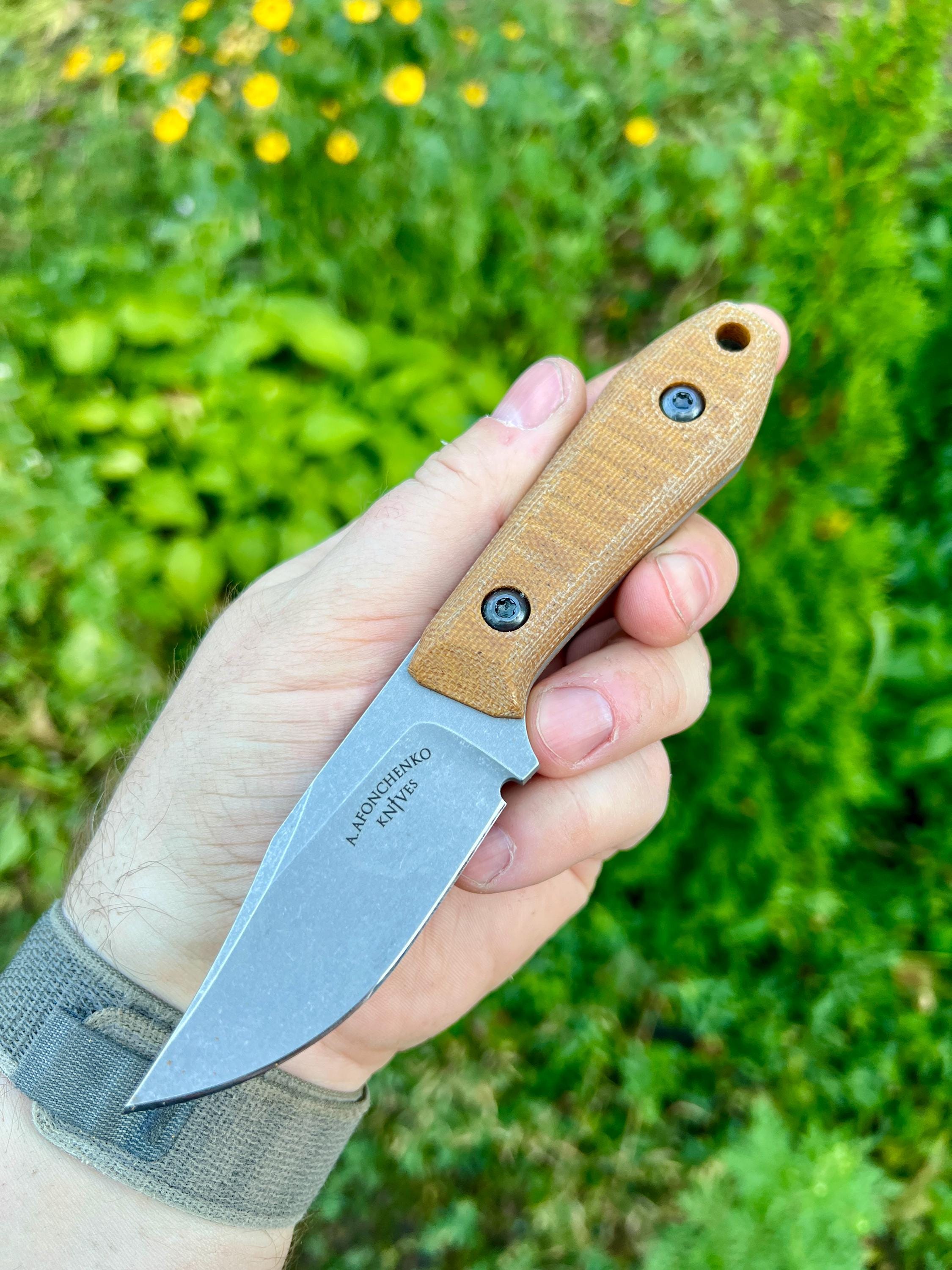 City Bowie EDC Knife – Coyote – Stonewashed