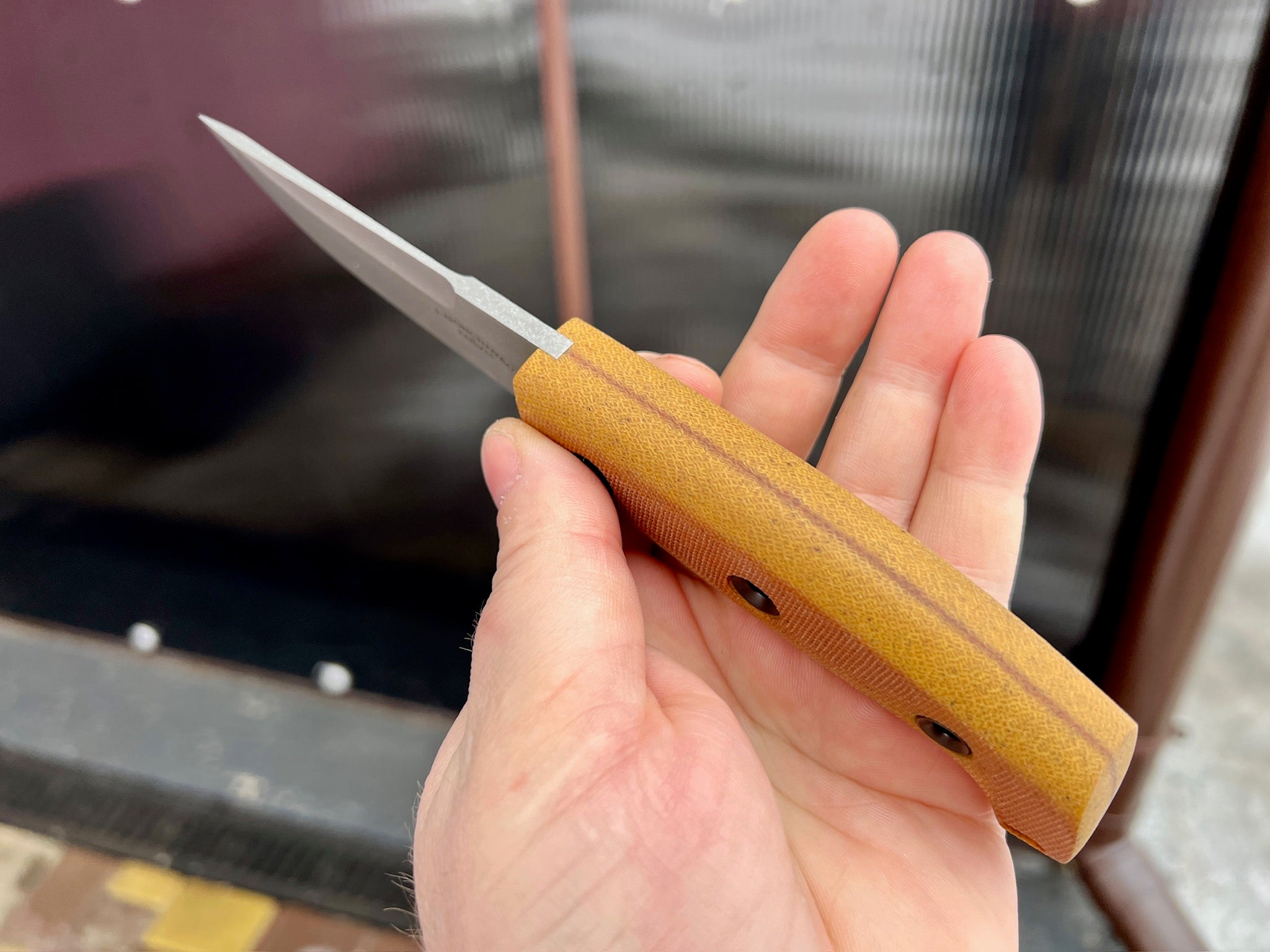 Hybrid Hi-Tech Puukko – Coyote – Stonewashed