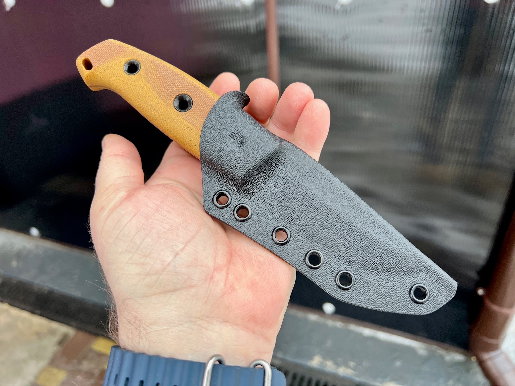 Hybrid Hi-Tech Puukko – Coyote – Stonewashed