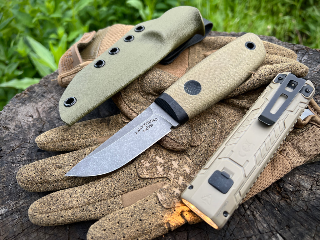Hi-Tech Puukko Stonewashed – OD Green