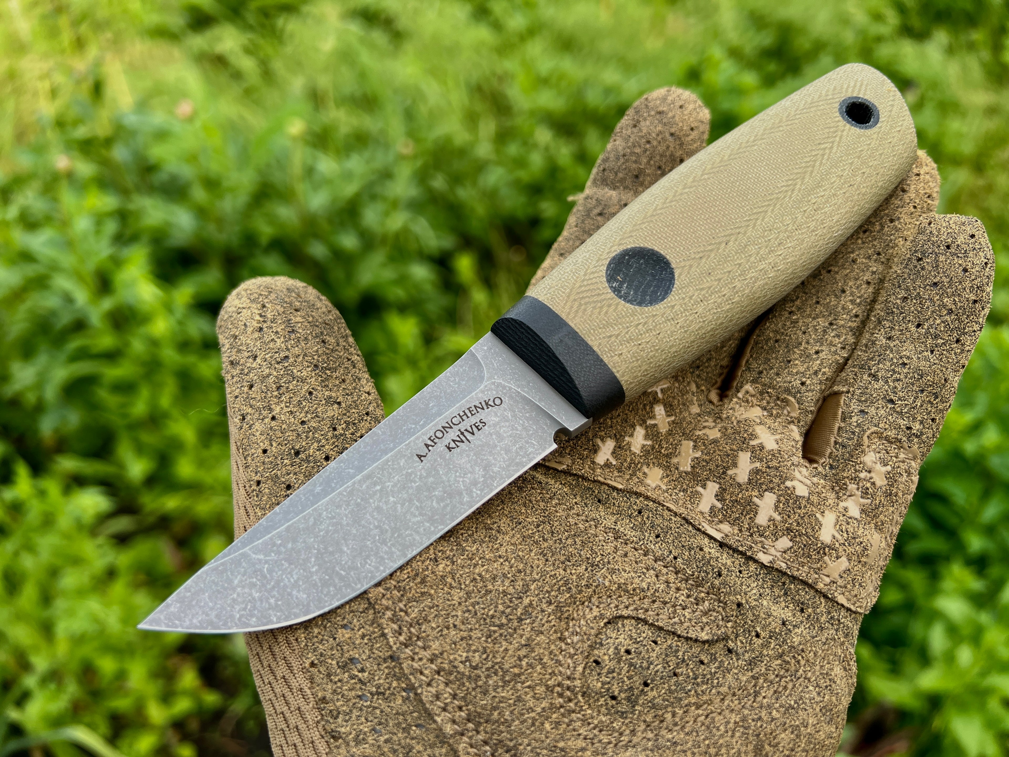 Hi-Tech Puukko Stonewashed – OD Green