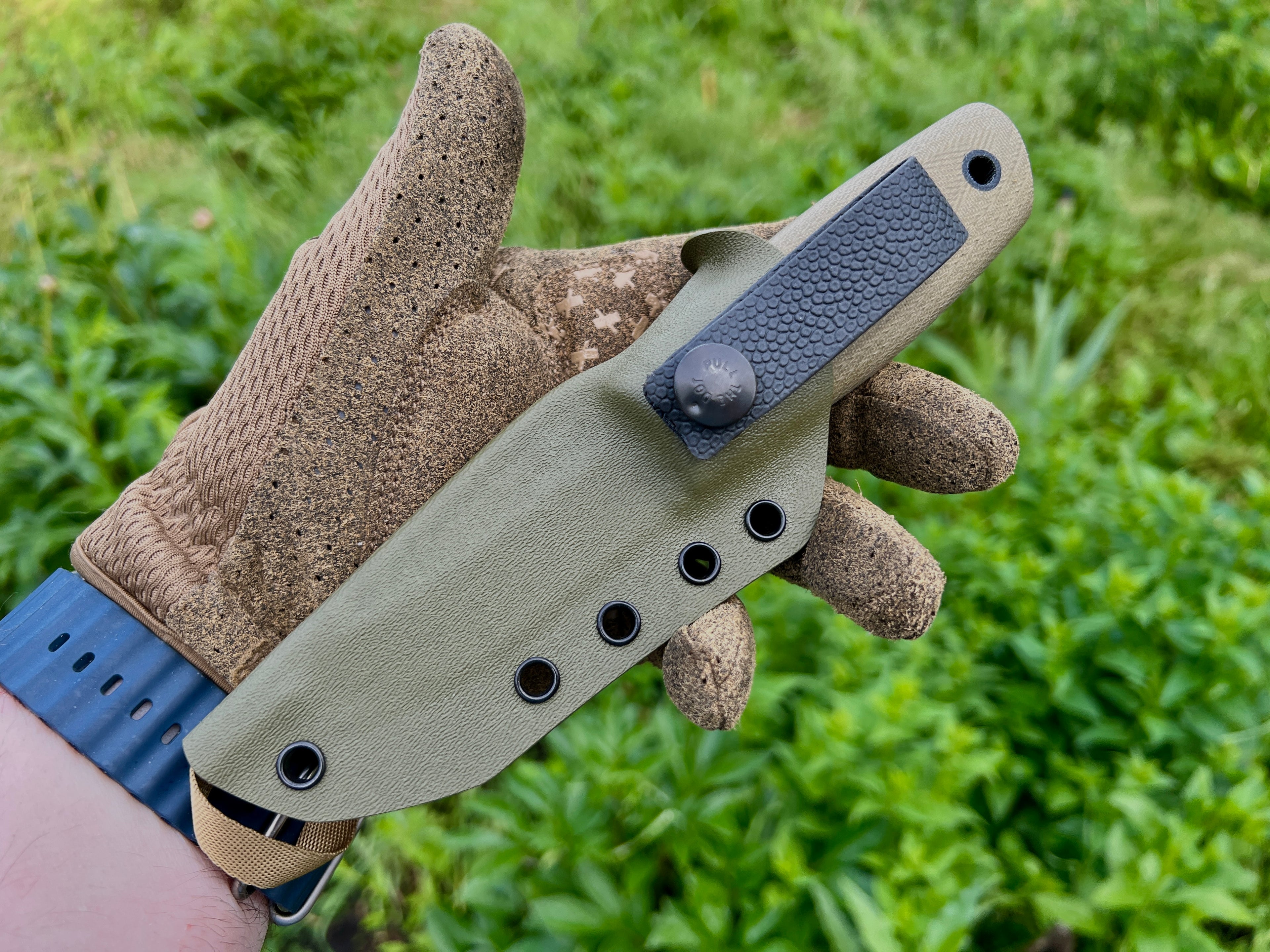 Hi-Tech Puukko Stonewashed – OD Green