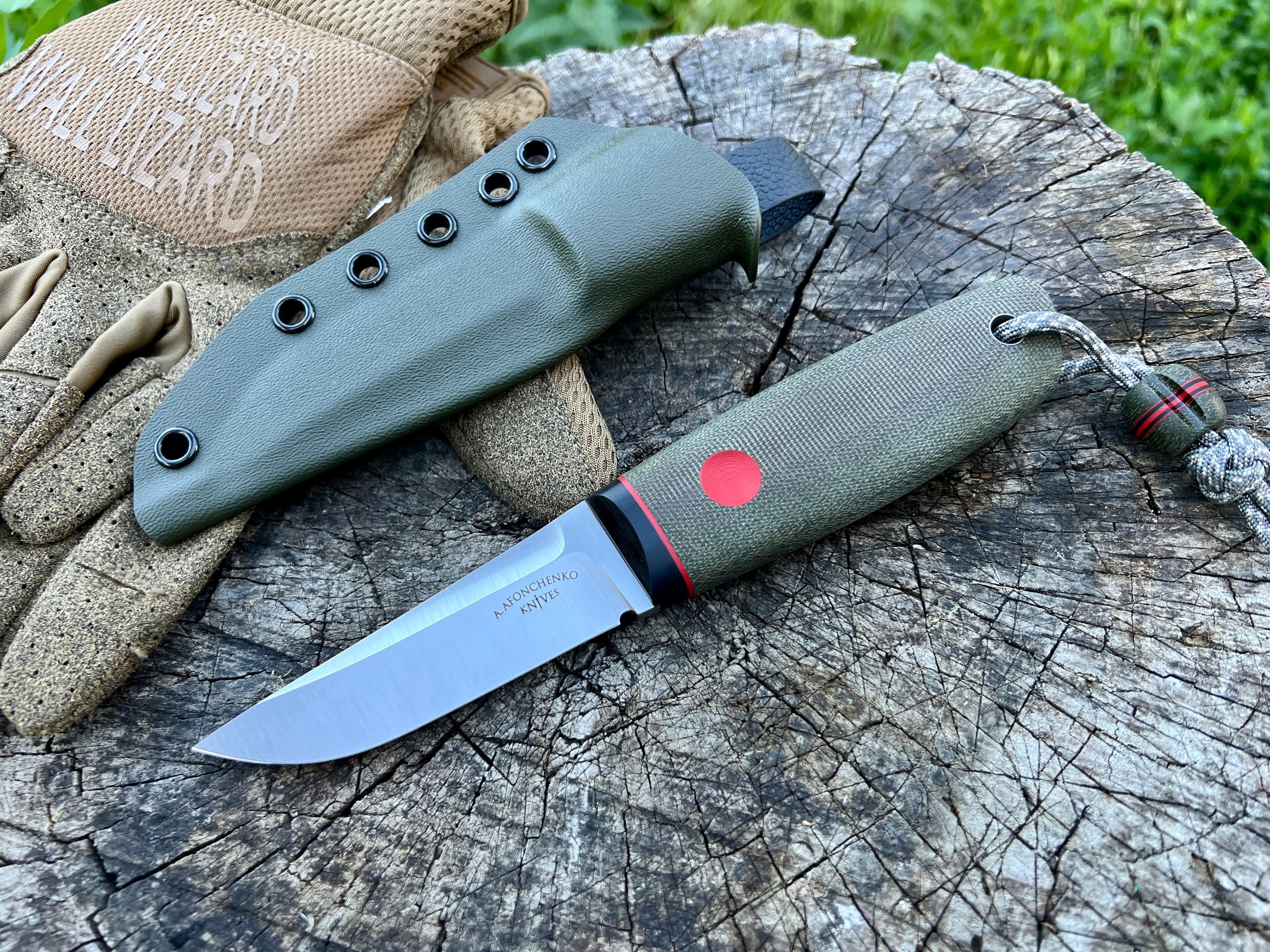 Hi-Tech Puukko – OD Green – Satin
