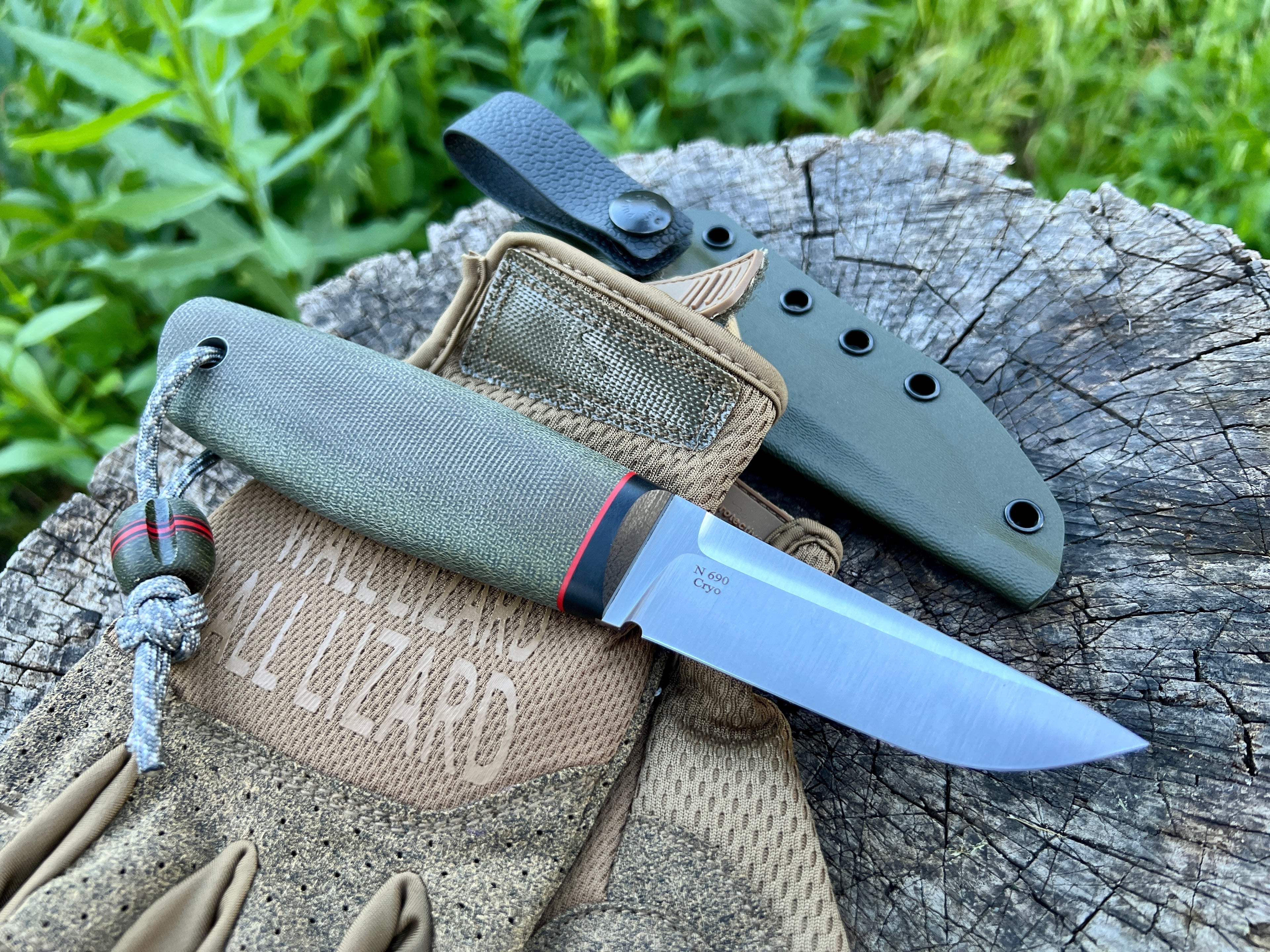 Hi-Tech Puukko – OD Green – Satin