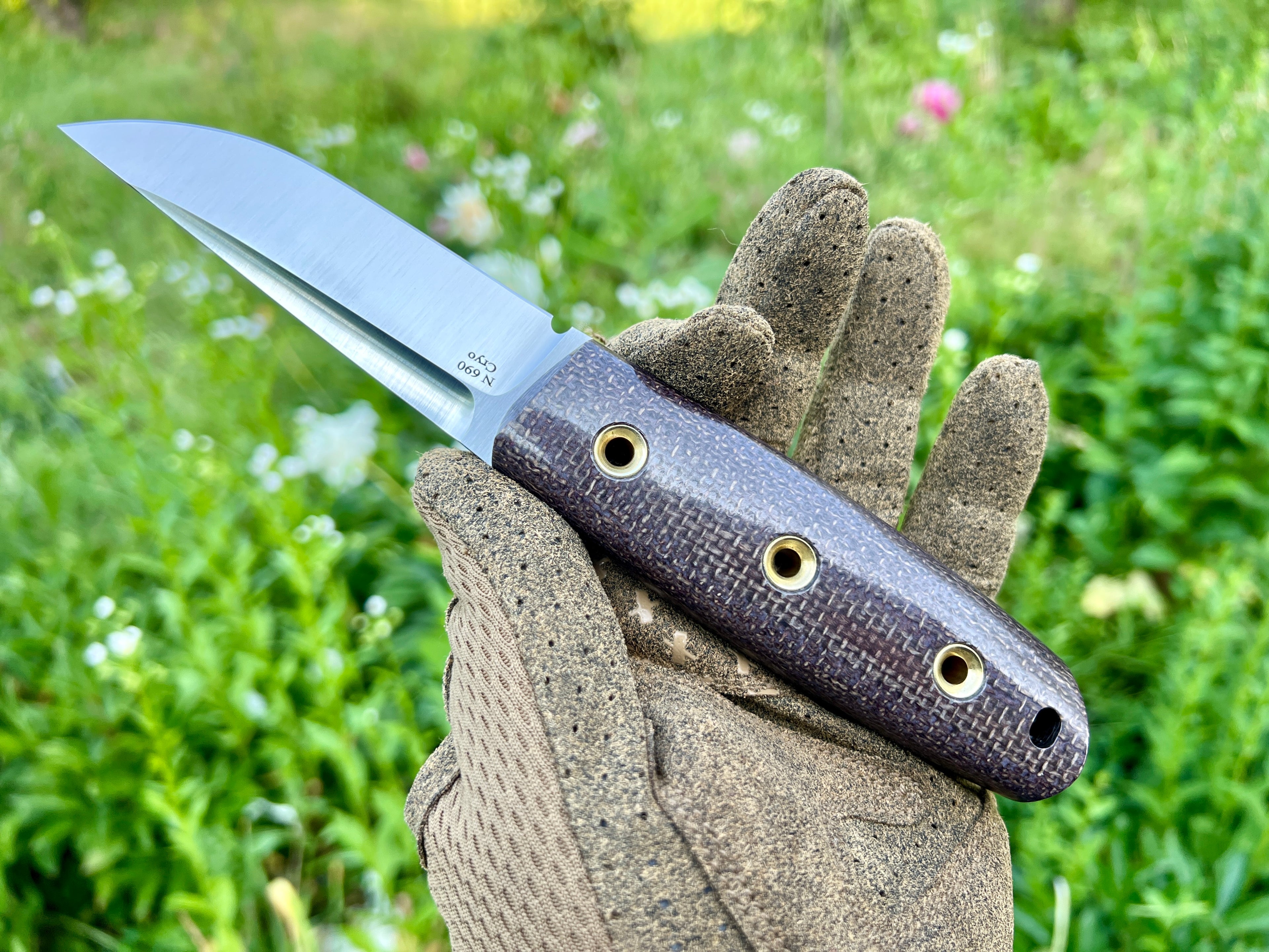 Hybrid Tommy  Puukko Satin Burlap Brown