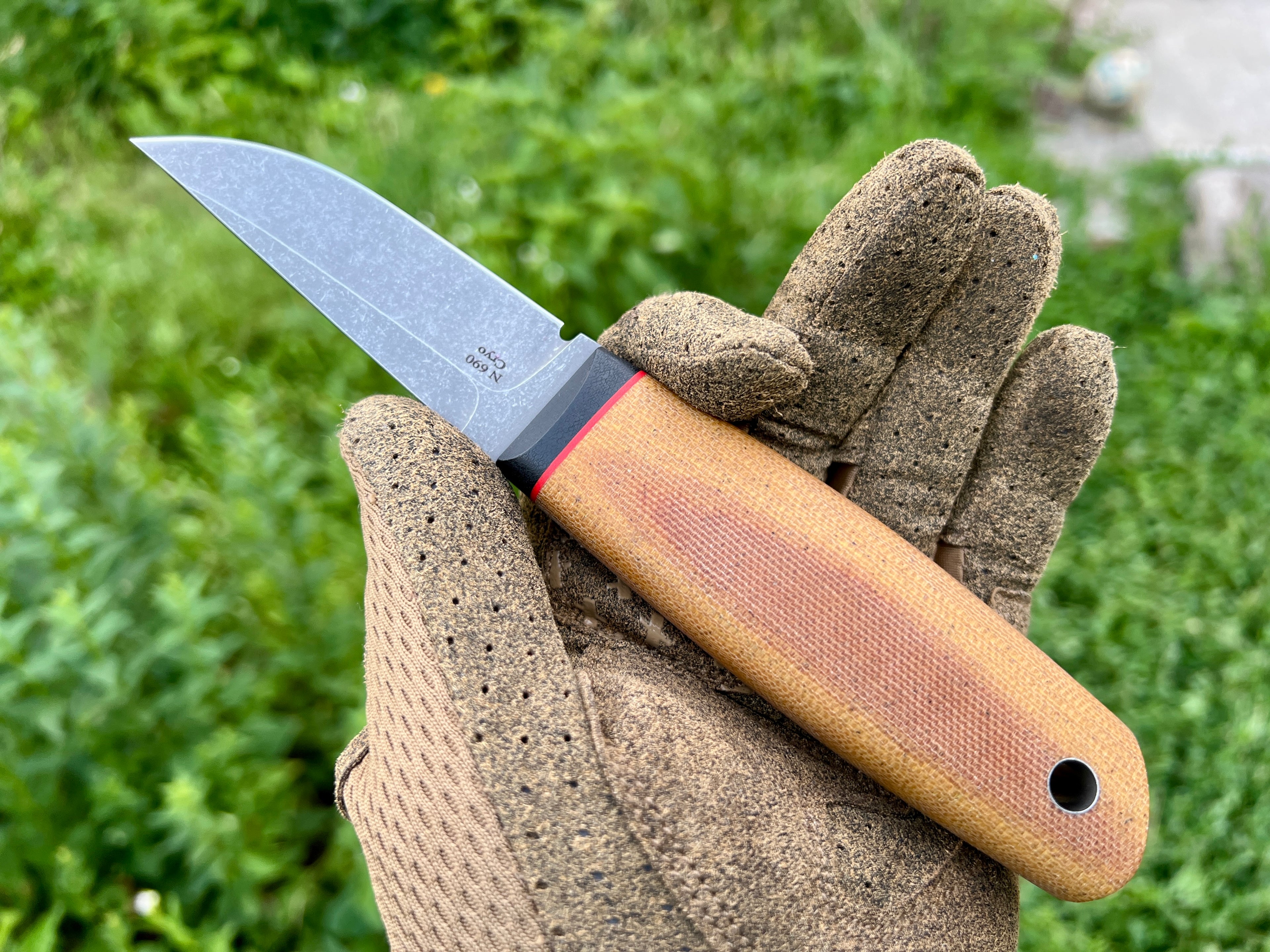 Hi-Tech Puukko Stonewashed Coyote