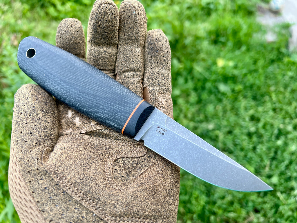 Hi-Tech Puukko Stonewashed Black