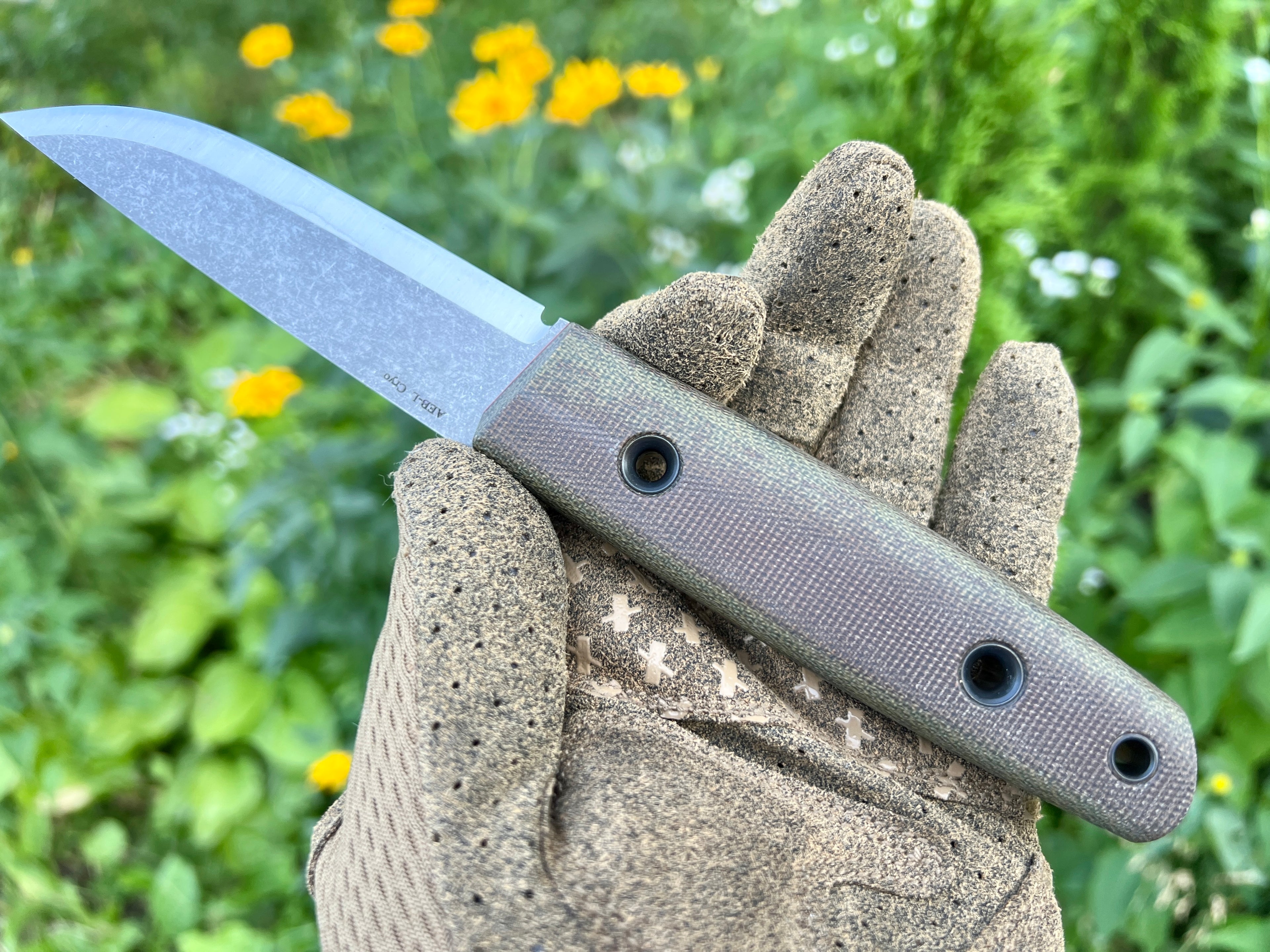 Puukko Fulltang Dimalux Stonewashed