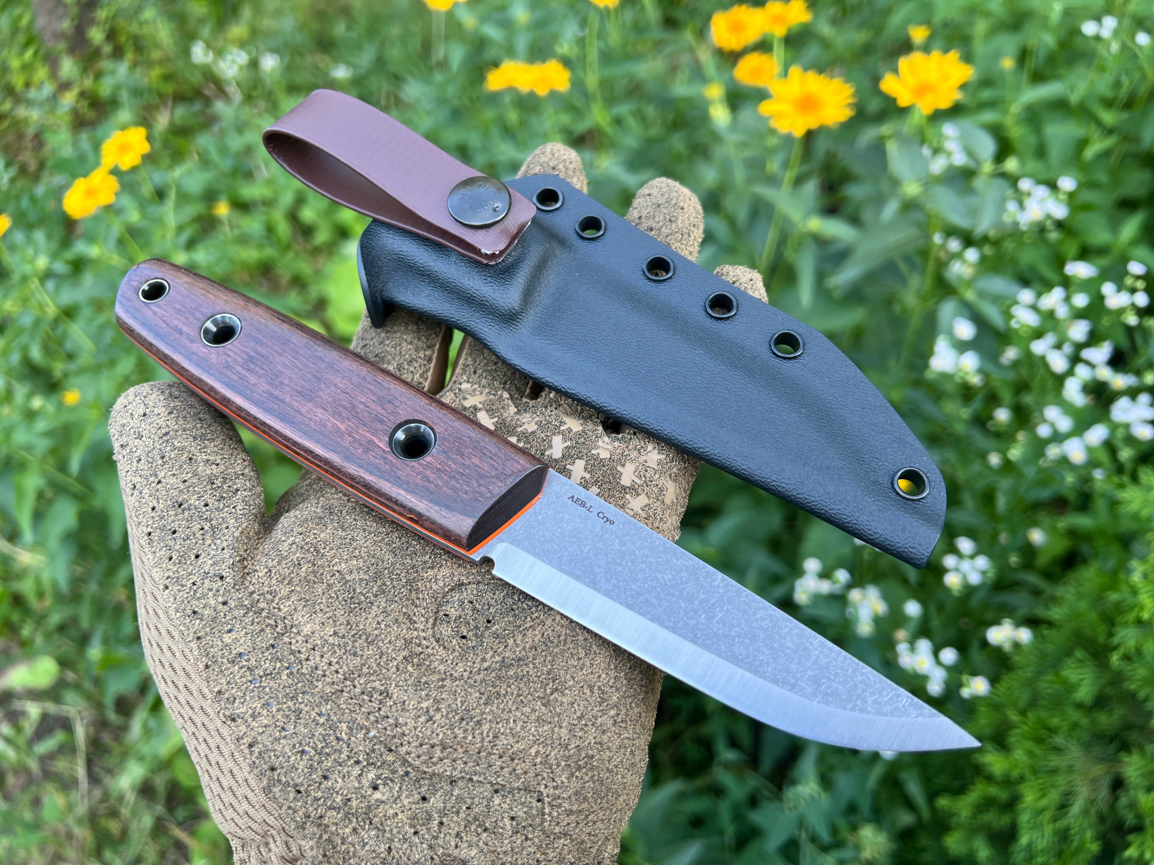 Puukko Fulltang Dimalux Stonewashed