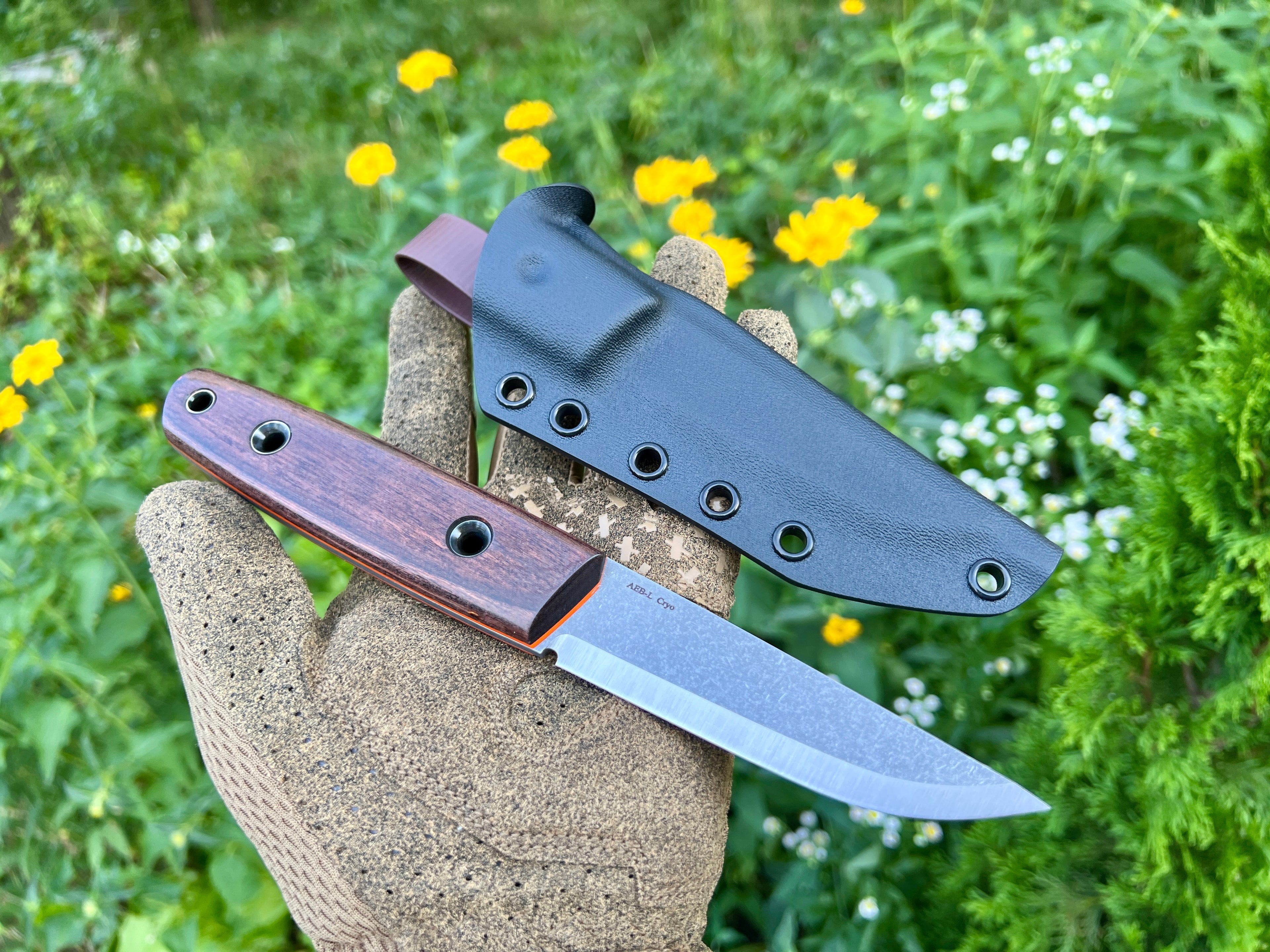 Puukko Fulltang Dimalux Stonewashed