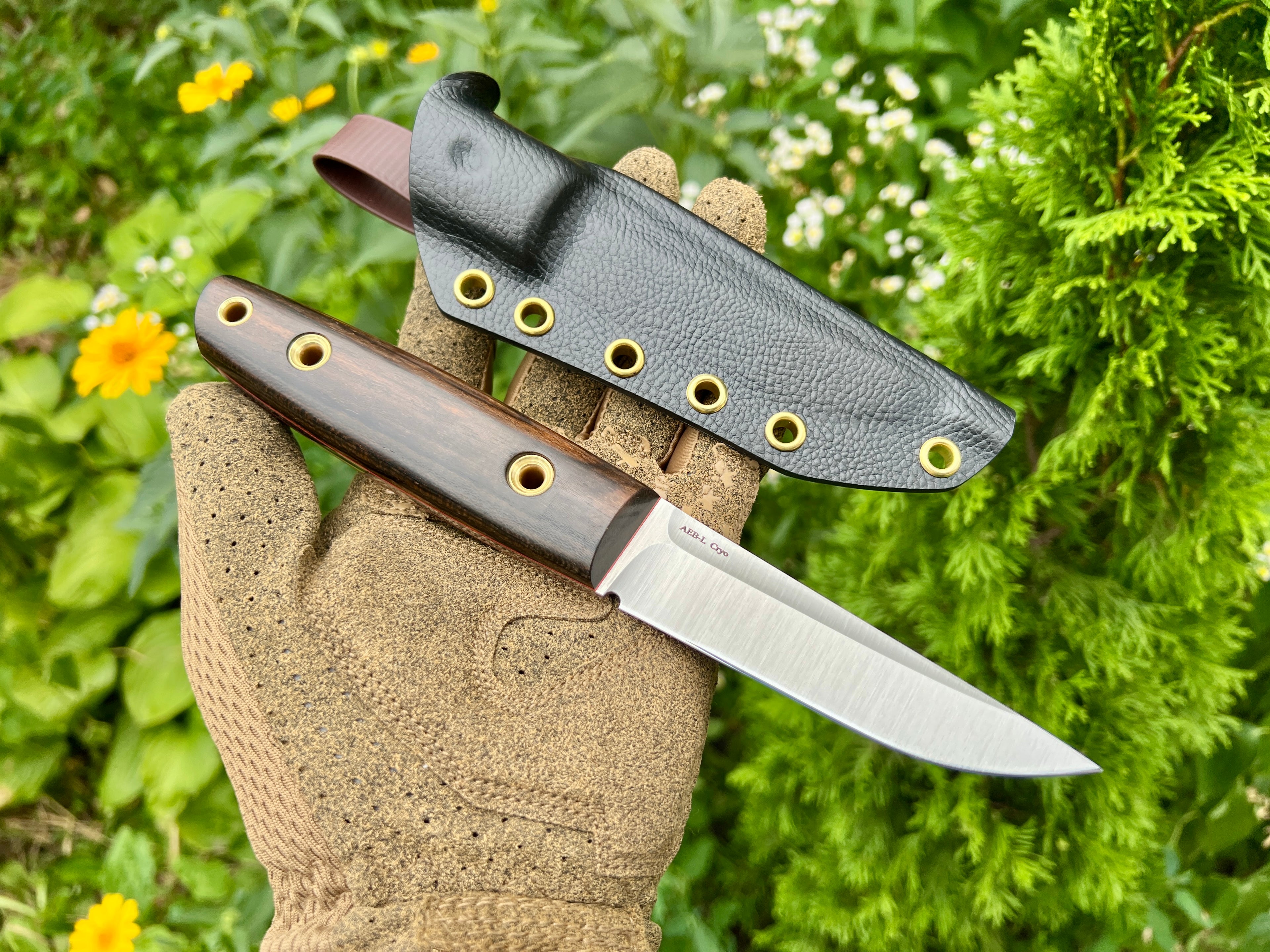 Puukko Fulltang Ziricote Satin