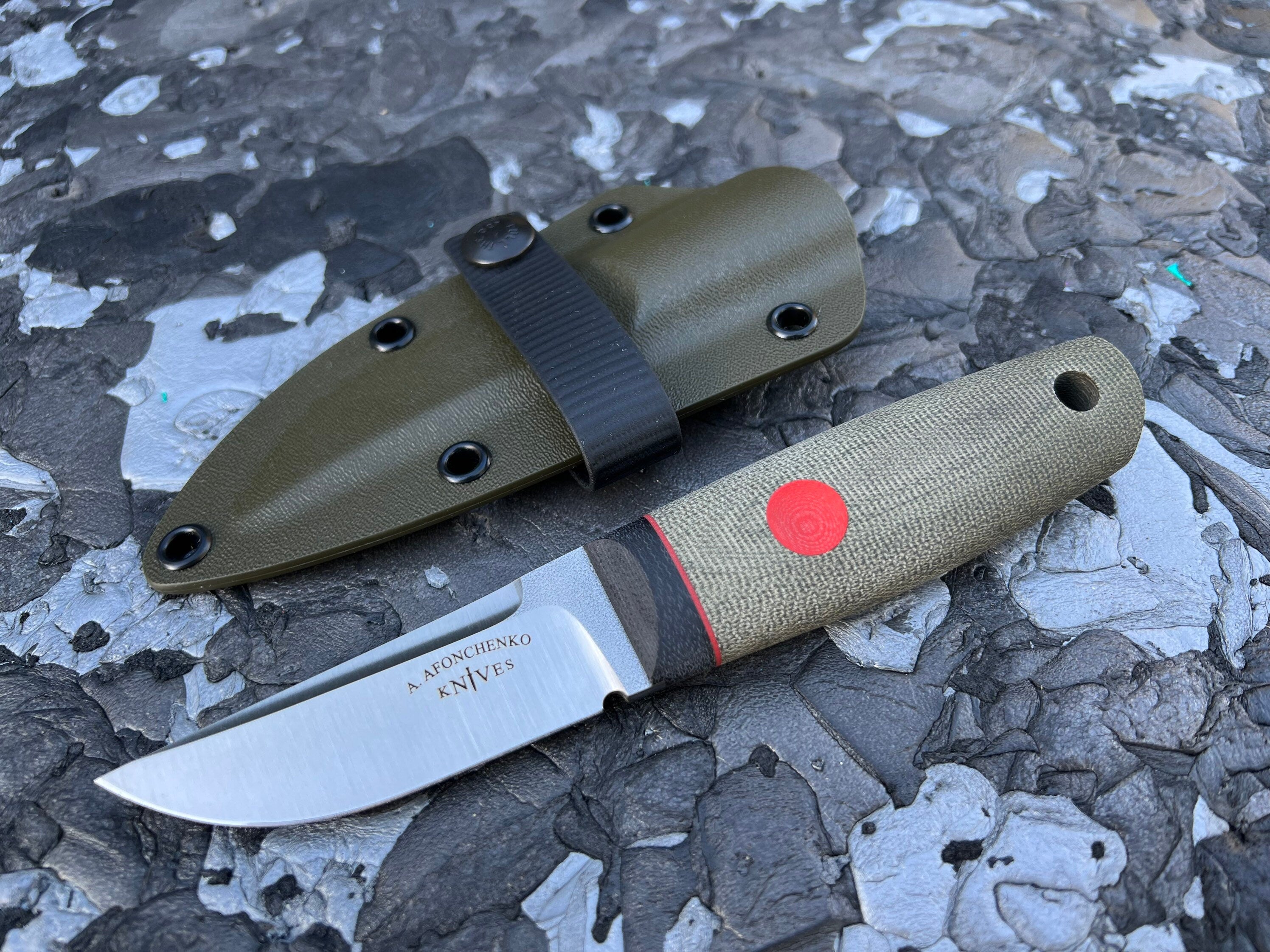 Hi-Tech Puukko – OD Green – Satin