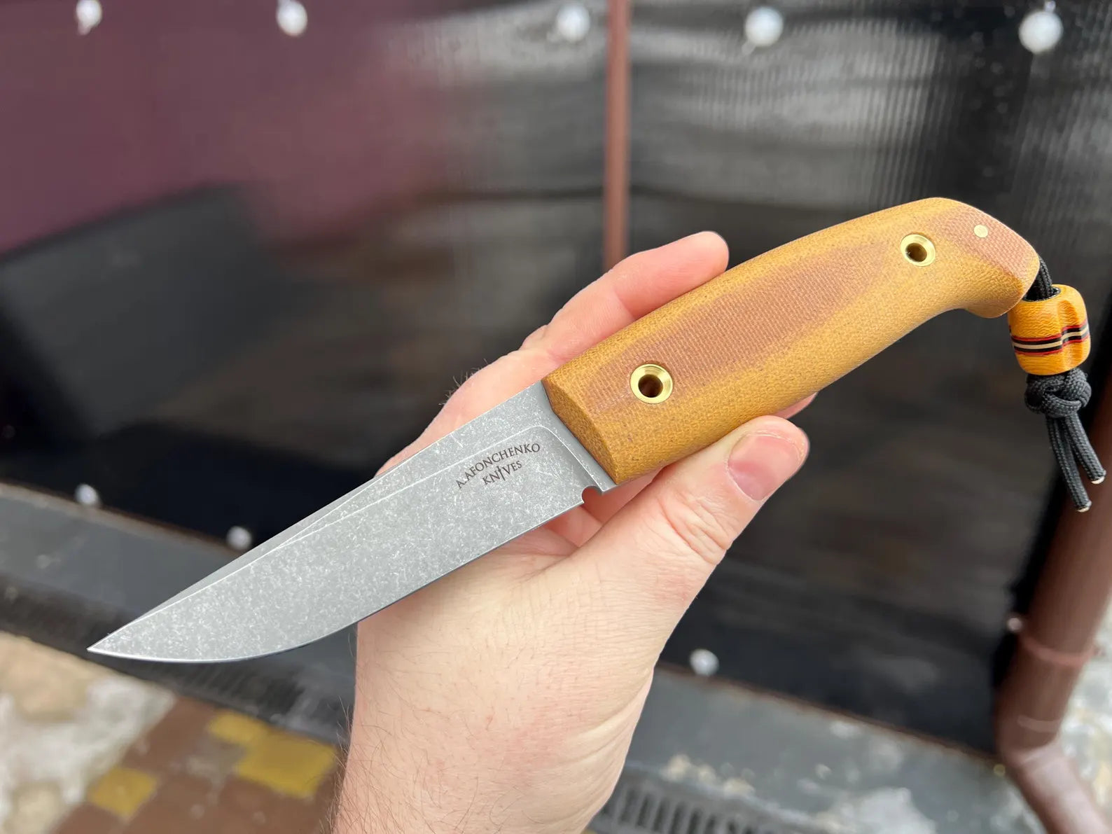 Hybrid Hi-Tech Puukko Coyote Stonewashed