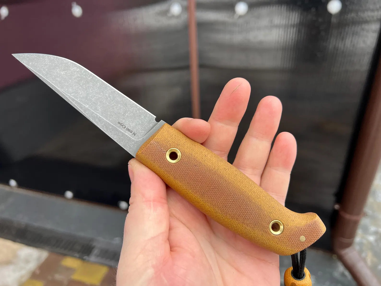 Hybrid Hi-Tech Puukko Coyote Stonewashed